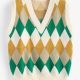 Argyle Knitted Preppy Sweater Vest