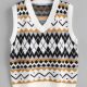 Geo Mix Sweater Vest