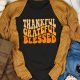 Gratitude Attitude Black Crew Neck Graphic Tee